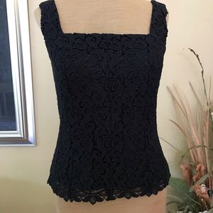Doncaster size 2 beautiful black lace top
